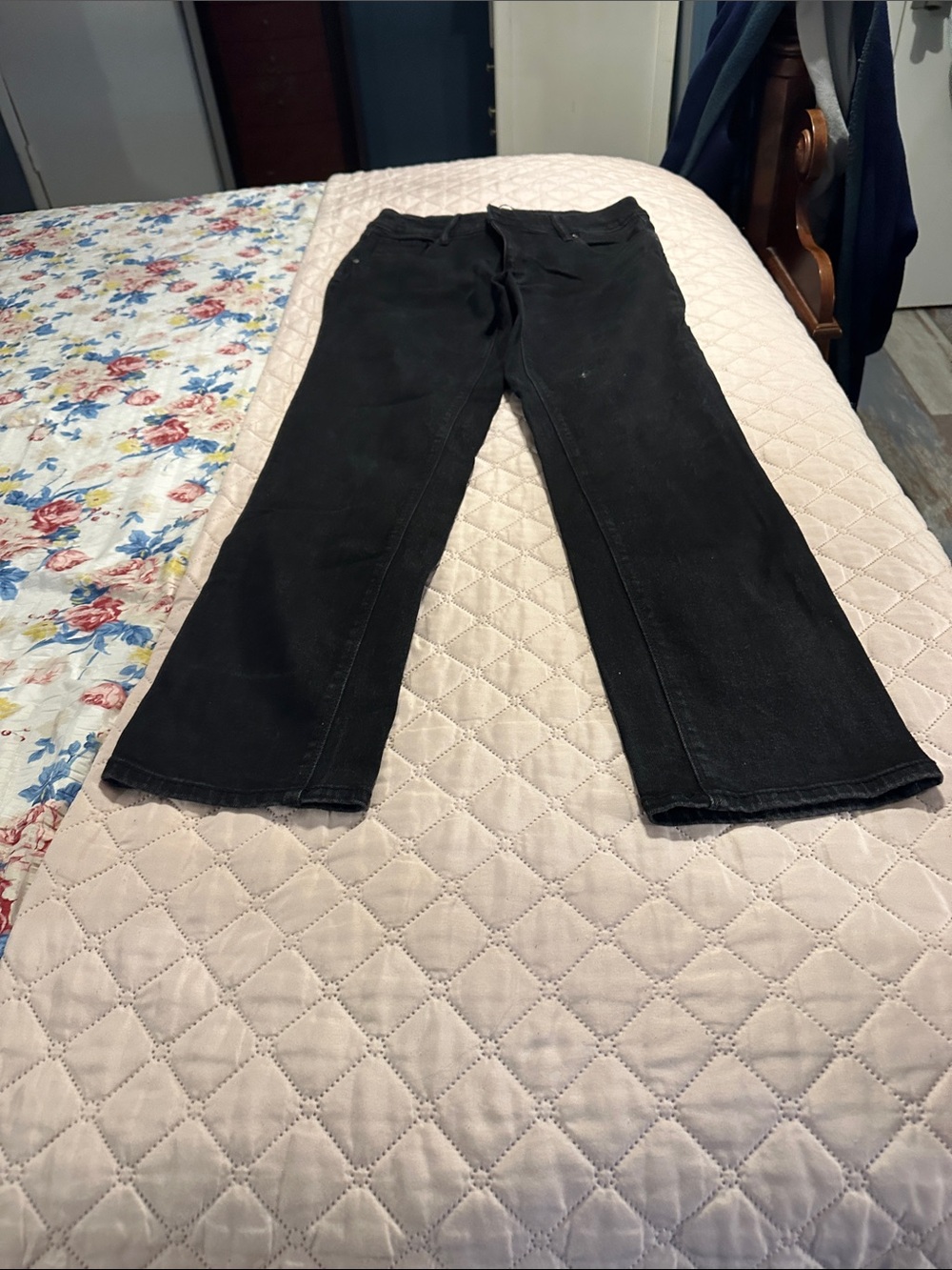 Hudson Jeans Women's Black Straight-Leg Jeans, size 8 29” inseam